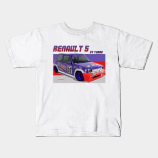 Renault 5 GT Turbo Kids T-Shirt